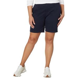 Tommy Hilfiger Women's 9 Inch Hollywood Chino Short (Standard and Plus) Navy 12 9