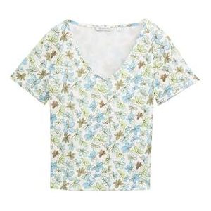 Tom Tailor - 37809 - T-shirt - Wit - Bloemenprint