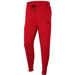 Nike Heren sportbroek M NSW Tch FLC Jggr, university rood/zwart, XL