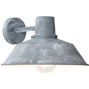 BRILLIANT lamp Humphrey buitenwandlamp hangend grijs beton | 1x A60, E27, 60W, geschikt voor standaardlampen (niet inbegrepen) | Schaal A ++ tot E | IP-beschermingsklasse: 44 - spatwaterdicht