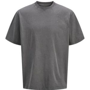Jack & Jones Jcointerlude Wash Tee Ss Crew Neck, asphalt, XS