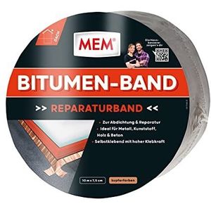 MEM bitumen band 7,5 cm x 10 m koper