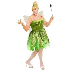 Widmann - Kostuumfee voor mannen, jurk, vleugels, drag queen, magie sprookjes, themafeest, carnaval