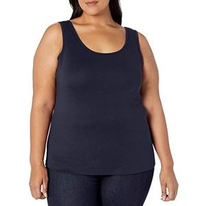 Amazon Essentials Women's Plus Size Tank,marineblauw,1X