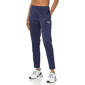 PUMA Teamliga Trainingsbroek voor dames, Peacoat-puma wit, M