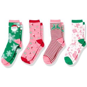 Bestseller A/S VMELF SOCKS GIFTBOX XMAS, Snow Wit/Pack: BOX 4, One Size