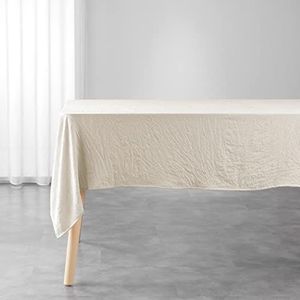 Douceur d'Intérieur Suzy Natural Tafelkleed, rechthoekig, 140 x 240 cm, microvezel, gewassen