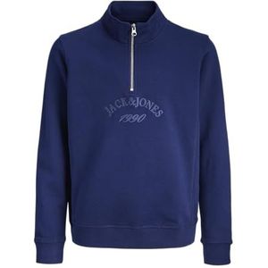 JACK & JONES Jorbleecker Branding Sweat High N Bf Jnr, Ocean Cavern, 140