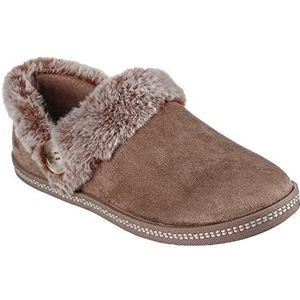 Skechers Dames gezellige kampvuur verse toast slipper, Donkere Taupe, 37.5 EU