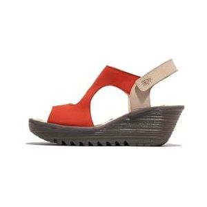 Fly London Yoxa576fly damessandalen, Devil Red Natural, 38 EU