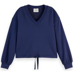 Scotch & Soda V-hals modal sweatshirt, Navy 410, XS