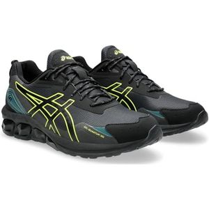 Asics Heren Gel-Quantum 180 LS Sneaker, 10 UK, Zwart Neon Lime, 45 EU