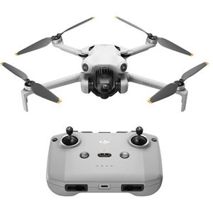 DJI Mini 4 Pro (DJI RC-N2), opvouwbare mini-drone met 4K HDR videocamera voor volwassenen, minder dan 0,549 lbs/249 g, 34 minuten vliegtijd, 20 km maximale videotransmissieafstand, C0
