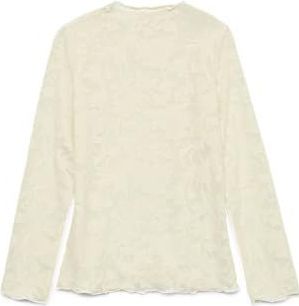 Vmlayla - Top - Blouse - Lange Mouwen - Hoge Hals - Slim Fit - Kanten Detail