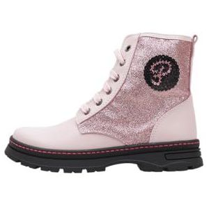 Pablosky Leader-tech meisjeslaarzen met veters en ritssluiting, Roze, 36 EU