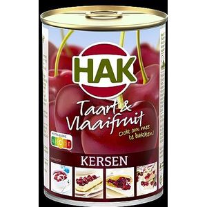 HAK TAART&VLAAIFR KERSEN 6x430G