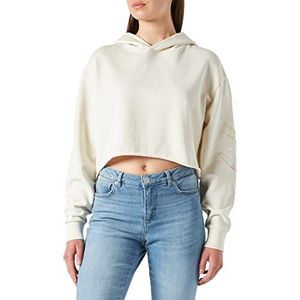 HUGO Women's Dangaya Sweatshirt, Open White110, Relaxed fit