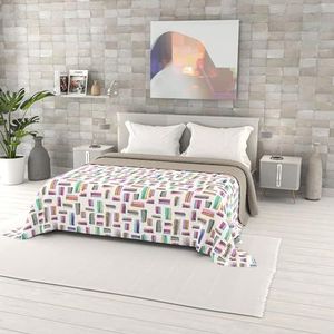 Zomer quilt ""FANTASY"" bedrukt, Multicolor, 260x270cm