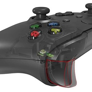 eXtremeRate Clicky Hair Trigger Kit voor Xbox One X/S Controller LT RT Schouderknoppen, Aangepaste Flashshot Trigger Stop Flex Kabel voor Xbox One X/S Controller Model 1708