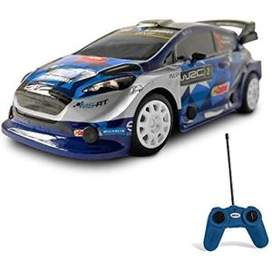 Mondo Motoren, Ford Fiesta WRC, schaalmodel 1:24, snelheid tot 8 km/u, 63537 kinderspeelgoed, blauw