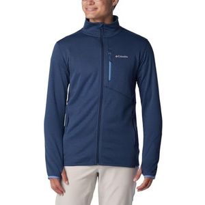 Columbia Heren Park View Fleece Full Zip Fleecejack met doorlopende ritssluiting, Collegiate Navy Heather, XXL, Collegiate Navy Heather, XXL