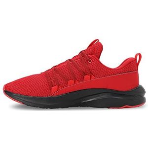 PUMA Softride One4all Sneaker voor heren, Hoog risico Rood/Zwart, 44 EU