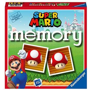 Ravensburger - MemoryÂ® Super Mario versie, 64 kaarten, bordspellen, 3+ jaar