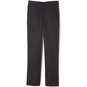 French Toast Broek van keperstof, relaxed fit, voor jongens, met verstelbare taille, Zwart, 12