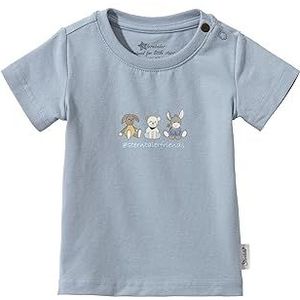 T-shirt Jersey Sterntalerfriends haas Happy, grijsblauw, 68 cm