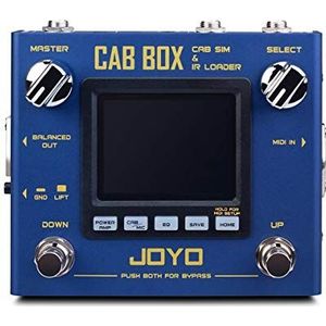 Joyo R-08 Cab Box, krijg het geluid van beroemde boxen en legendarische microfoons in een adembenemend pedaal