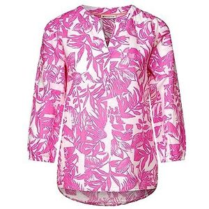Street One dames linnen blouse, Light Oasis Pink, 38
