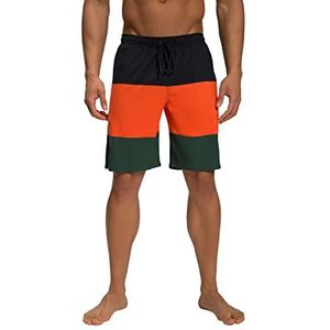 JP 1880 Jay-PI zwemshort voor heren, beachwear, elastische tailleband, blokstrepen, meerkleurig, XL, multicolor, XL