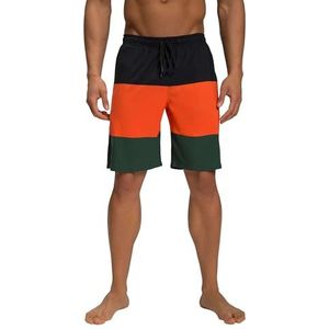 JP 1880 Jay-PI zwemshort voor heren, beachwear, elastische tailleband, blokstrepen, meerkleurig, XXL, multicolor, XXL