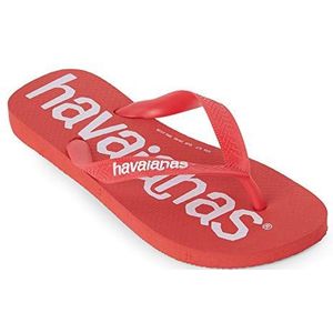 Havaianas - Top Logomania - Teenslippers - Robijnrood - Rubber
