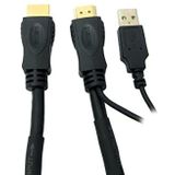 RS PRO HDMI-kabel A HDMI stekker B HDMI stekker 1080p max, 15m