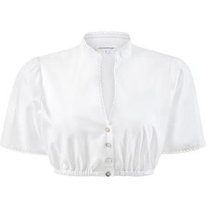 Stockerpoint Klederdrachtblouse voor dames, wit, 32