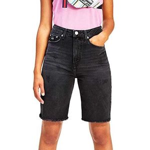Tommy Jeans Dames Harper Denim Bermuda Sspbbrd jeansshort, Save Sp Bk Bk Rgd Destr, 30
