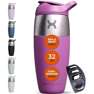 Shakebeker - Transparant - Kunststof - 600 ml