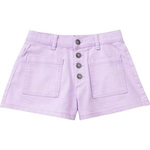 United Colors of Benetton Shorts voor meisjes en meisjes, Lila 86 g, 150 cm