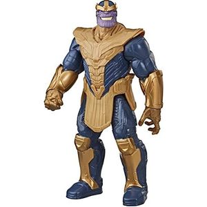 Avengers Marvel Titan Hero Series Blast Gear Deluxe Thanos Action Figure,Toy, Inspired byMarvel Comics, For Children Aged 4 and Up,Blue, 30-cm