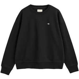 GANT - Shield C-hals Sweatshirt - Zwart