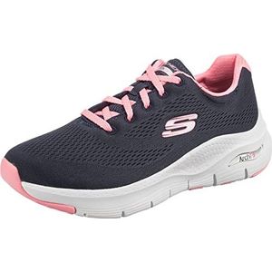 Skechers Arch Fit Sneaker voor dames, marineblauw, 38.5 EU