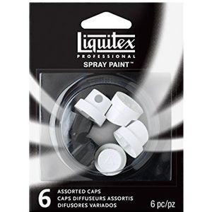 Liquitex 4459223 sproeikoppen voor acrylsprays, grootte gemengd, 6-pack, beige