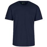 TRIGEMA T-Shirt ronde hals donkerblauw, Effen
