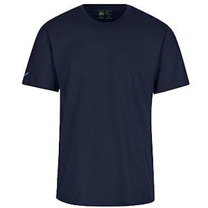 TRIGEMA T-Shirt ronde hals donkerblauw, Effen