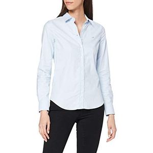GANT Dames Stretch Oxford Solid Shirt Blouse, lichtblauw, 46