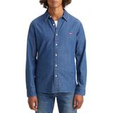 Levi's Long-Sleeve Battery Housemark Slim Shirt Mannen, Lyon Battery Hm, M