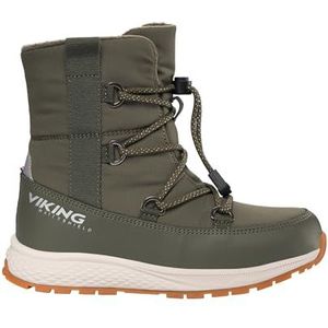 viking Meisje Equip Warm WP SL Sneeuwlaarzen, Olijf, 37 EU