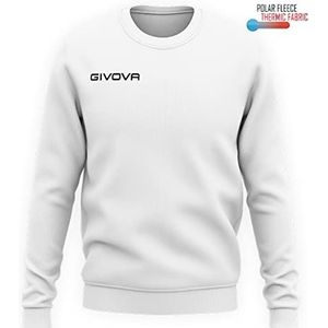 Givova Maglia G/Collo One Sweatshirt voor heren, wit, 3XL