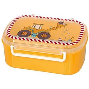 Sigikid 25267 Lunchbox, Polypropyleen, Geel/Bodo Graafmachine
